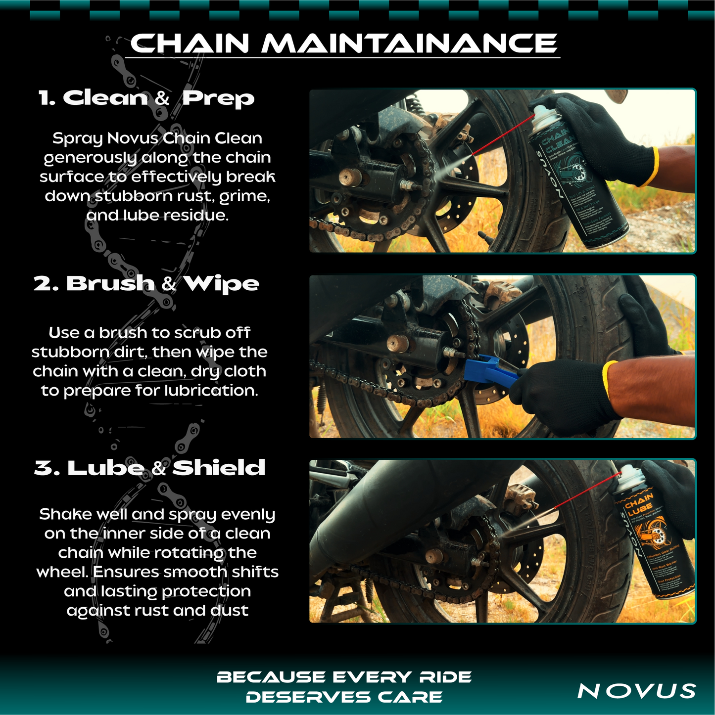 Motorcycle Chain Clean - 500 ml
