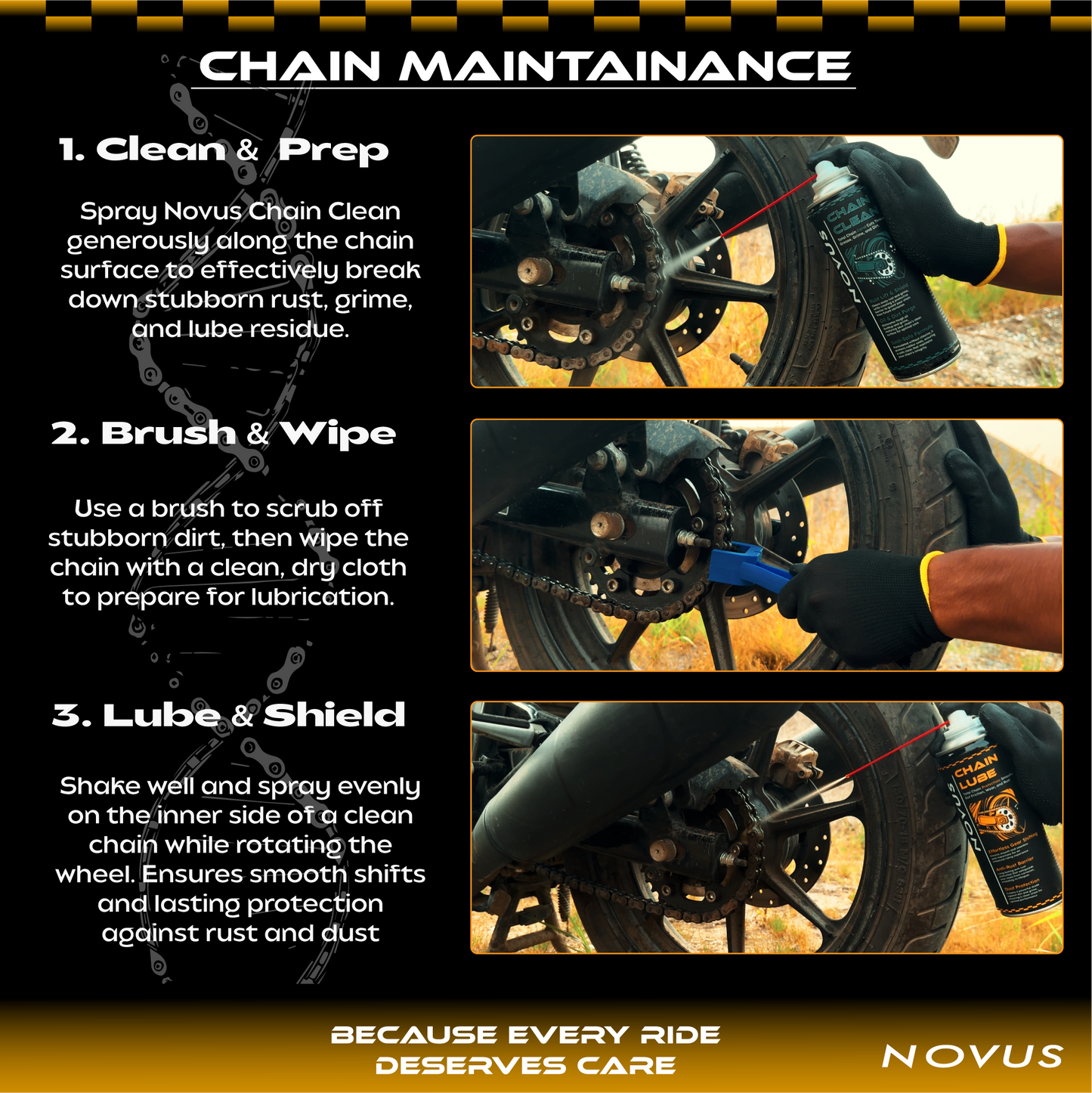 Motorcycle Chain Lube - 500 ml