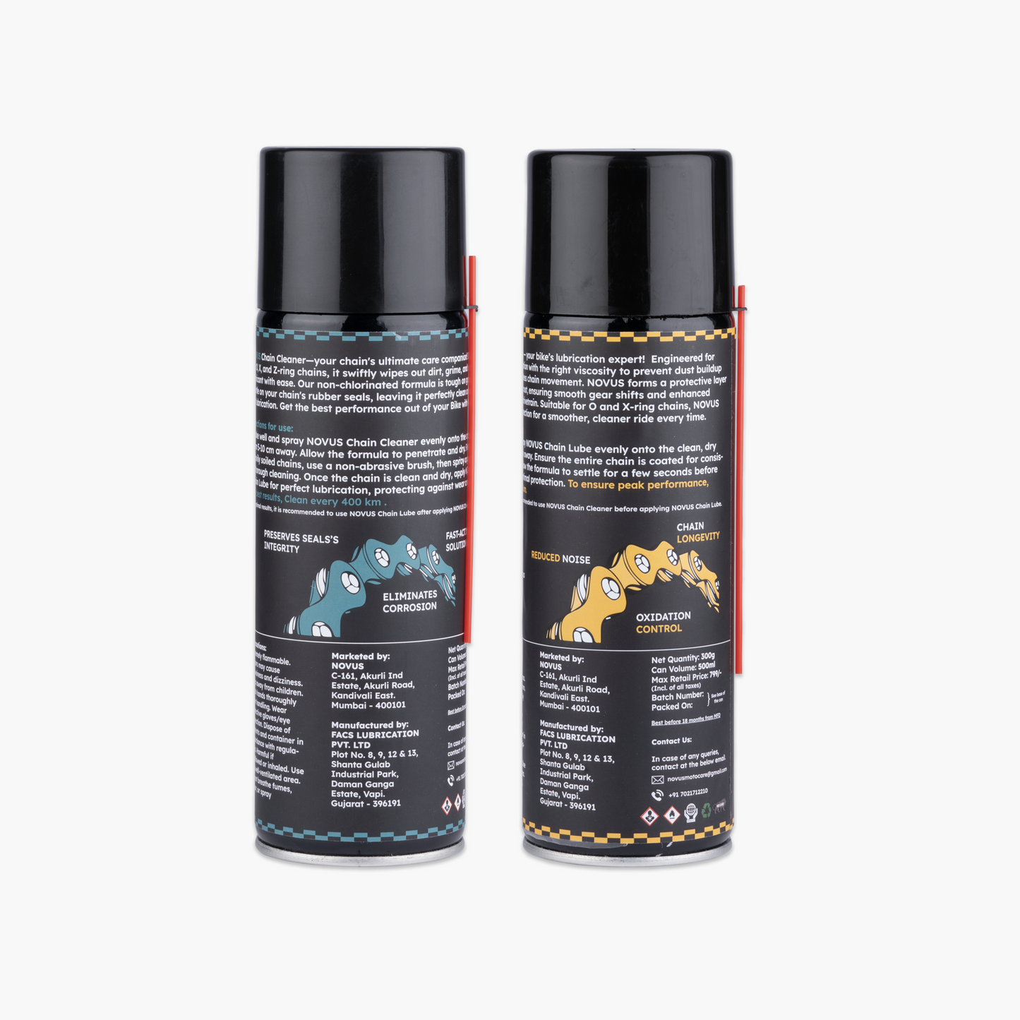 Chain Clean + Chain Lube - (500mL + 500mL)