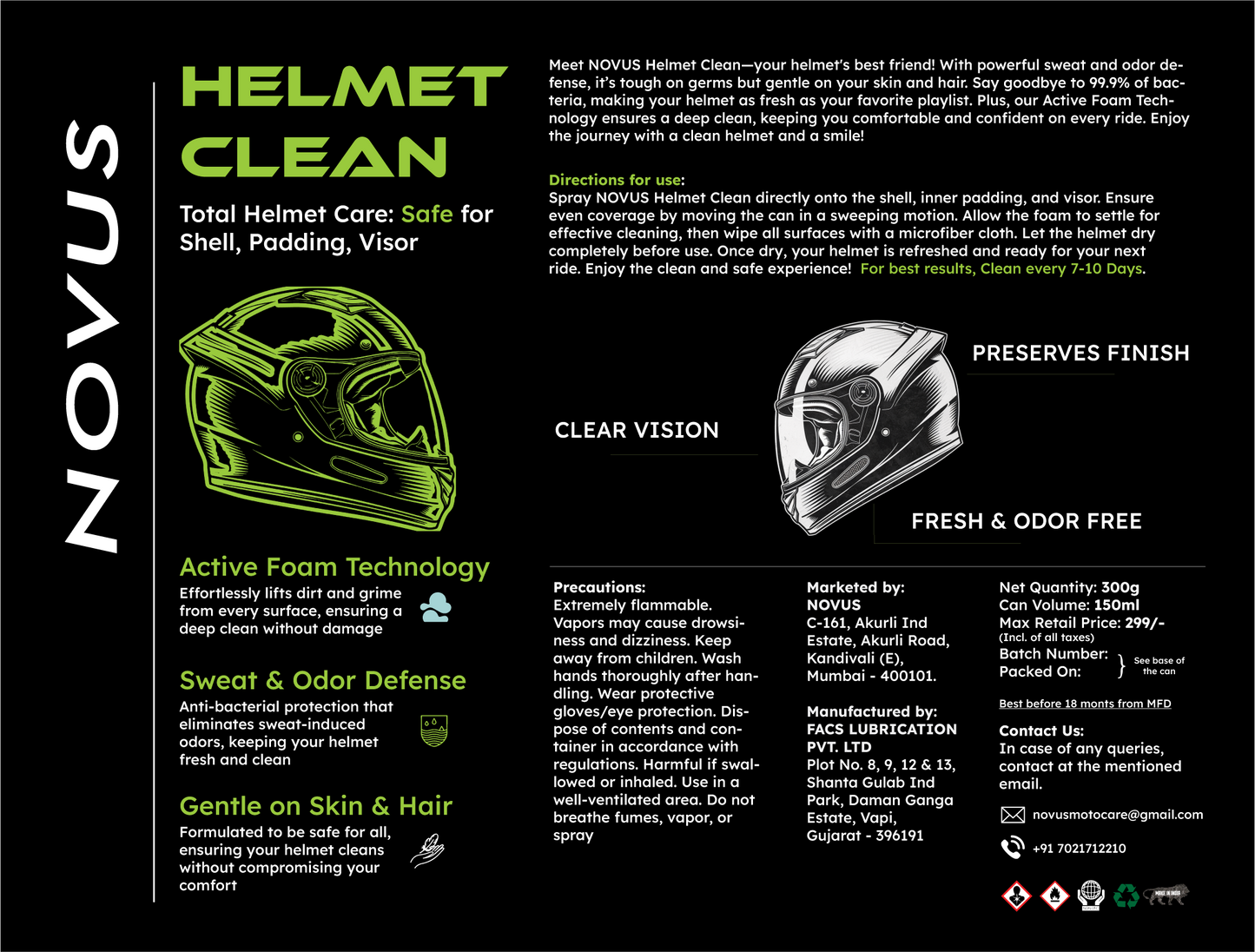 Helmet Care Kit